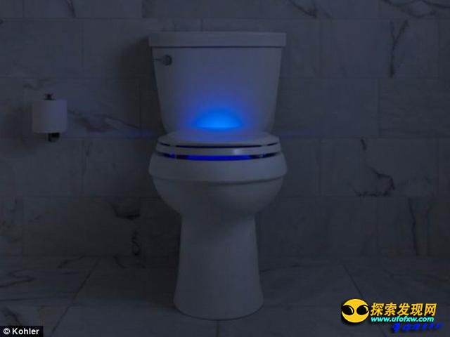 新型LED夜灯马桶安全照明且不干扰睡意