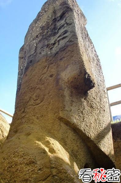 复活节岛石像背部藏有神秘图案