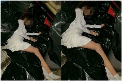 短裙辣妹醉躺垃圾堆男子英勇搭救 结局让他「好后悔」
