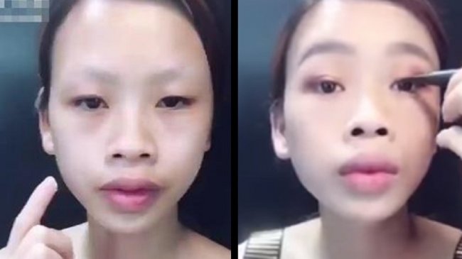 丰满厚唇10秒变樱桃小嘴 网友惊呼：现代版妖术？