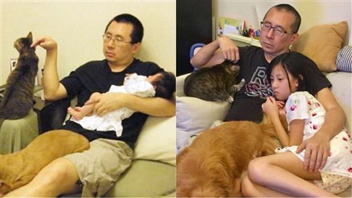 人生有多少个10年？奴隶爸贴10年对比照 感动上万网友
