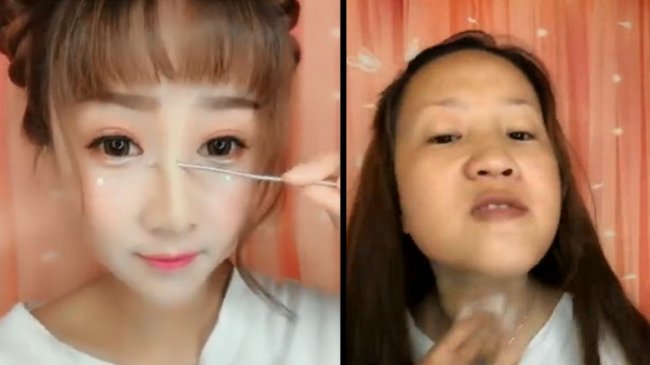 铁棒刺穿鼻梁 正妹卸妆过程吓坏网友