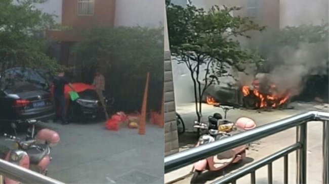 替50多万新车保平安　下秒真的「烧」给菩萨了