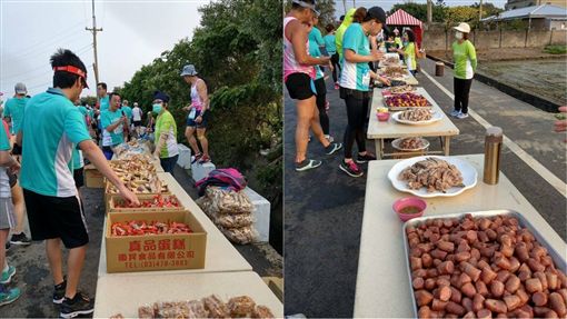 马拉松赛刚跑2.5km！惊见澎湃办桌 网友笑道：开趴啦