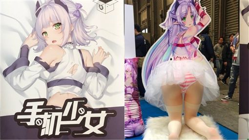 手机支架厂展「一比一等身模型」！ 网友笑道：以为是情趣娃娃