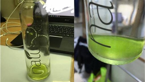 室友绿色水壶超有质感  仔细一看才发现「长青苔」啦！