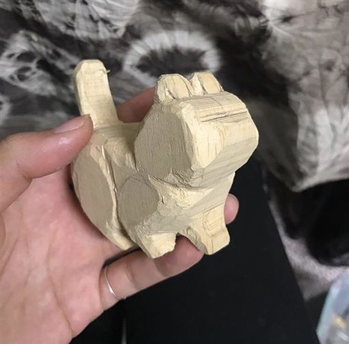 手工刻圣诞礼送男友 Q版肥老虎华丽转身 网友笑歪楼