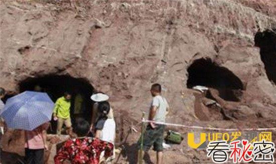 修路意外发现古墓 千年古墓遭村民盗挖棺材空空如也