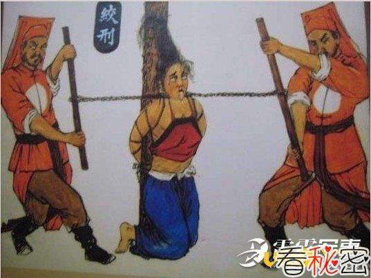 古代女子刑罚28种之椅木马图片
