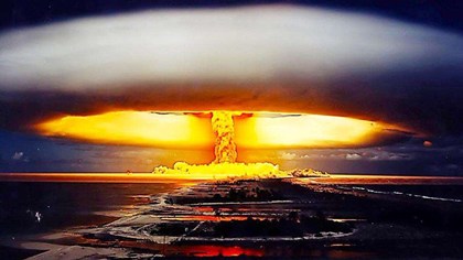 1968年8月24日：法国在南太平洋试验场爆炸了氢弹