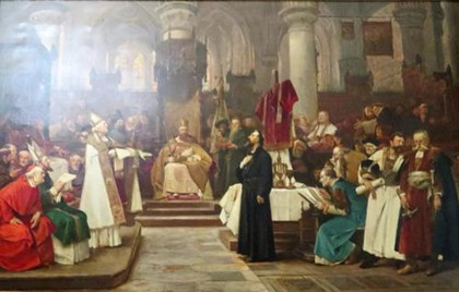 1415年7月6日：捷克的爱国主义者胡司遇难