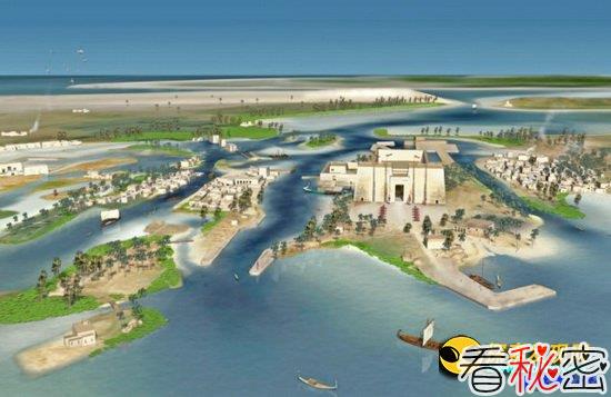 科学家新建埃及“亚特兰蒂斯”贸易港3D全貌